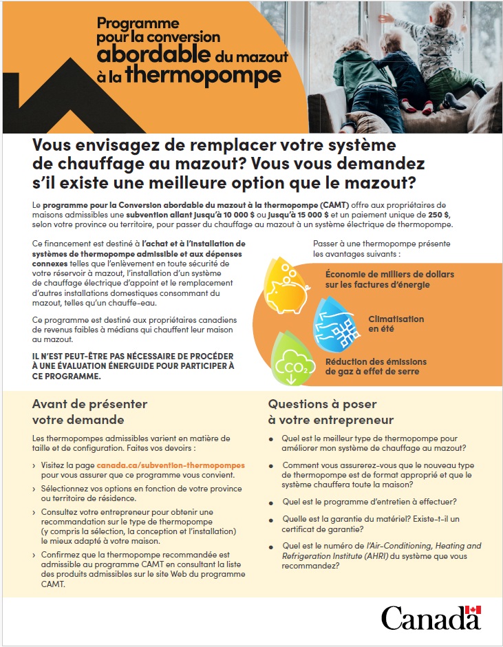 Fiche d'information CAMT