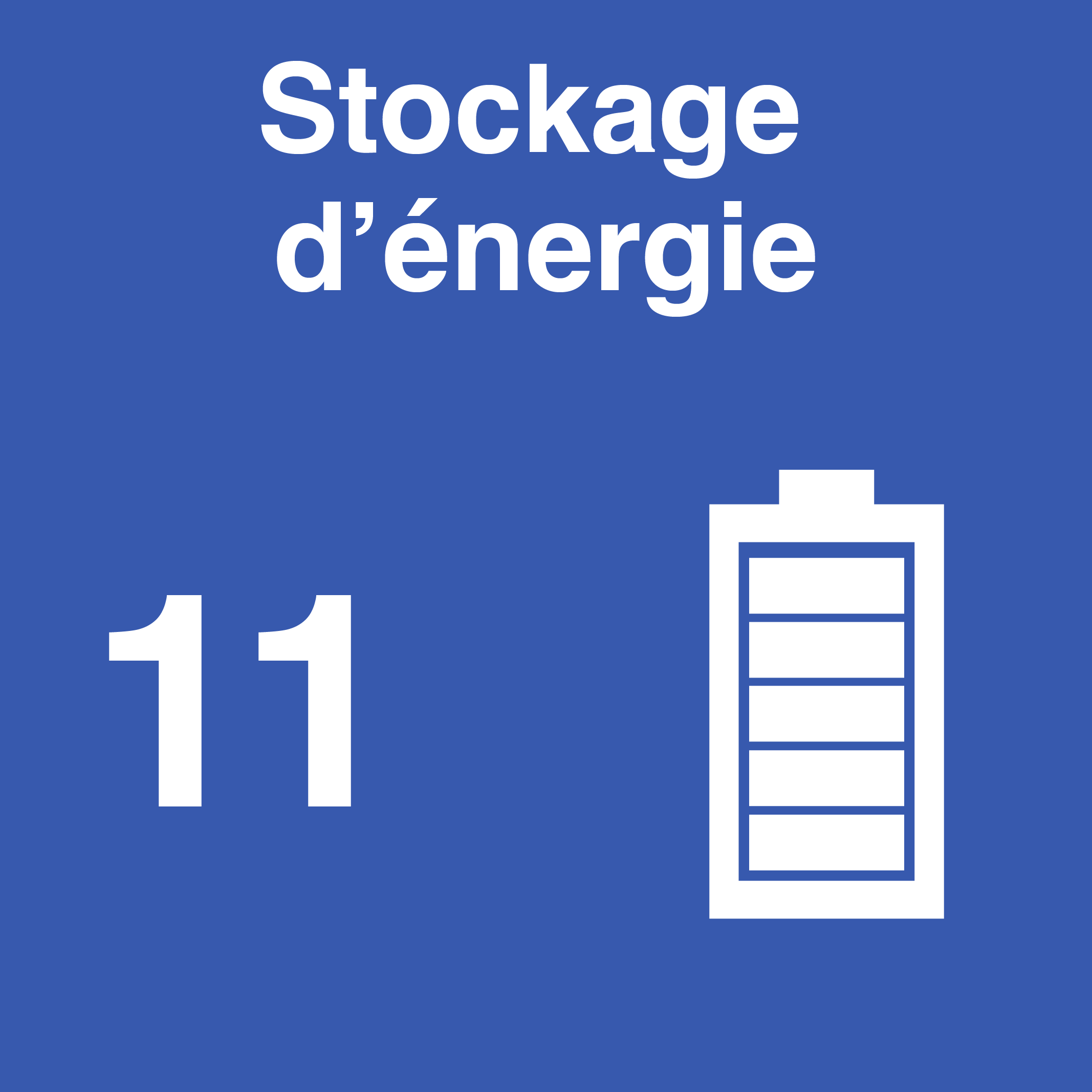Stockage d’énergie - 12 projets