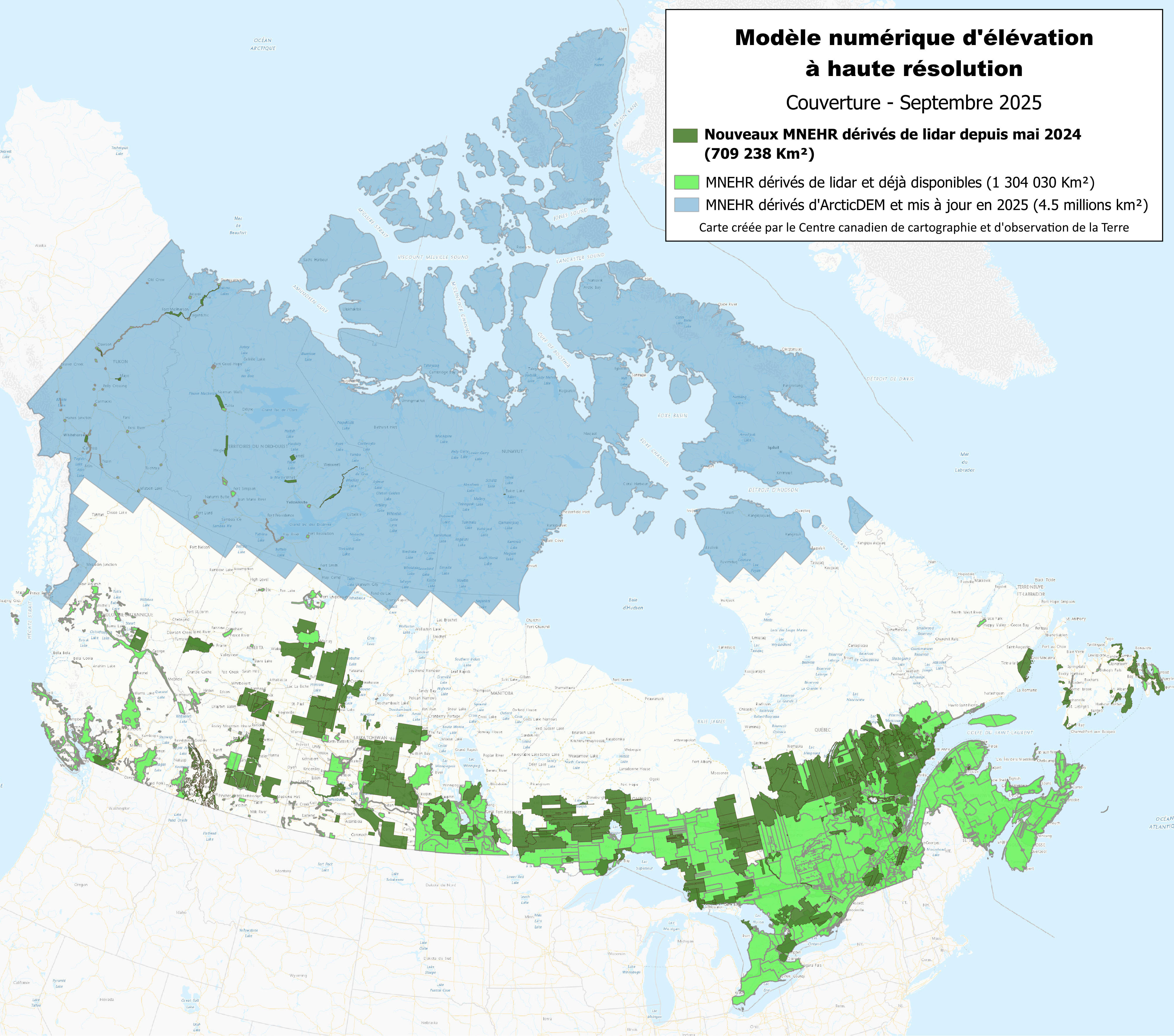 High-Resolution Digital Elevation Model