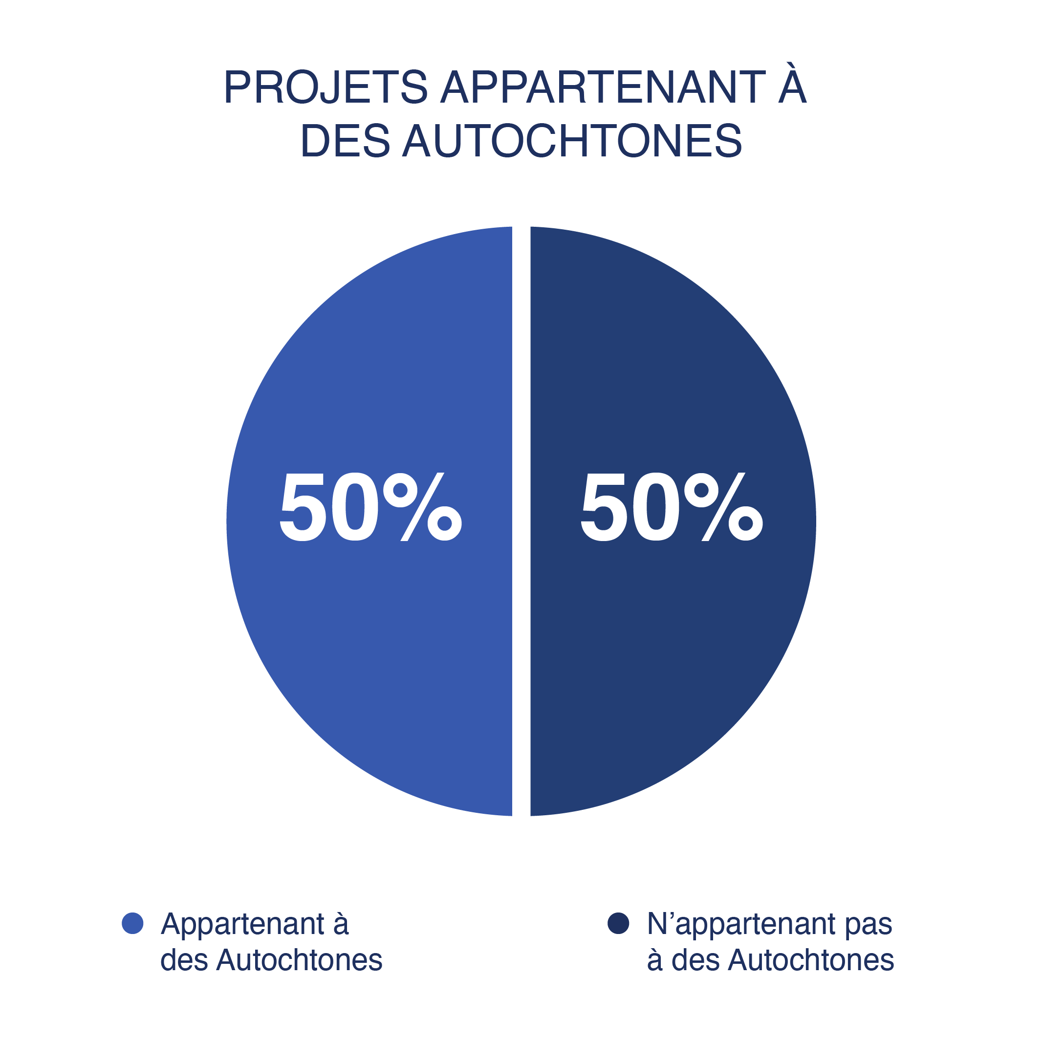 Figure : Projets appartenant à des autochtones