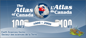 Bannière Web du centenaire de l'Atlas du Canada