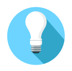 Illustration d’une ampoule fluocompacte blanche
