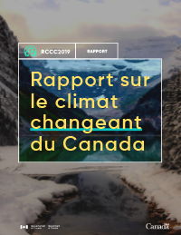 Page couverture&nbsp;: Rapport sur le climat changeant du Canada 2019