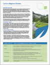 Page couverture de l’étude de cas, intitulé, Cariboo Regional District