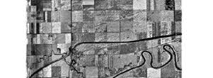 une image radar dans la distance oblique