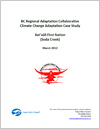 Page couverture de l’étude de cas, intitulé, Xat’sull First Nation (Soda Creek) Climate Change Adaptation Case Study