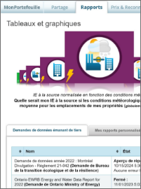 Capture d'écran du Portfolio Manager
