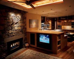 Wall sconces and downlights